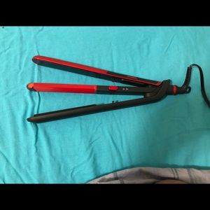 2 in 1 hair straightener and curler